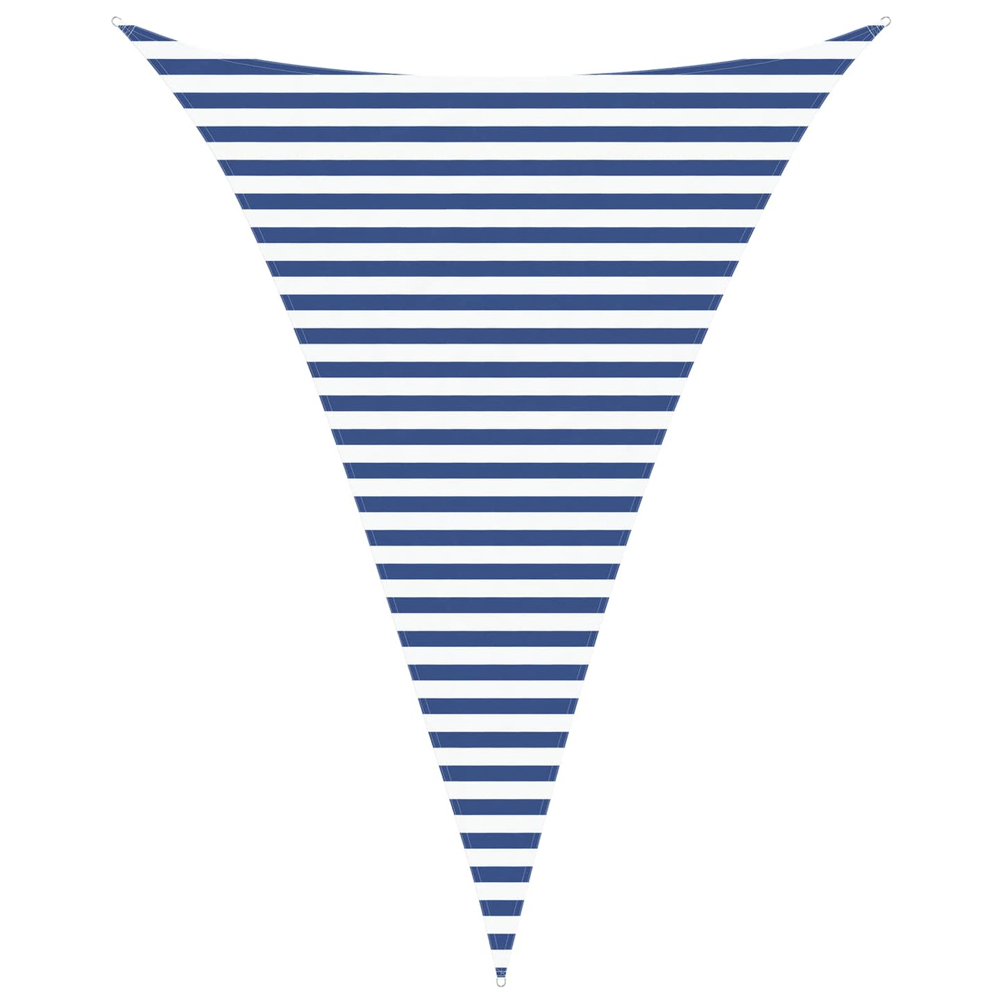 Sun Shade Sail Blue and White 3 x 4 x 4 m 100% Polyester Oxford