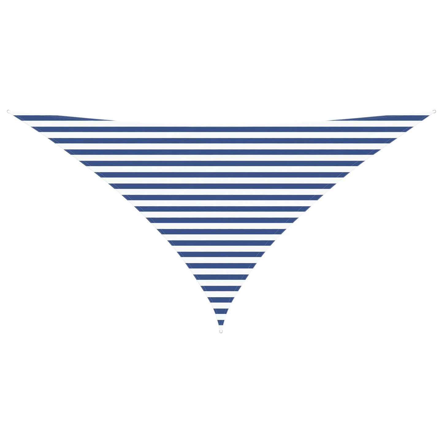 Sun Shade Sail Blue and White 3.5 x 3.5 x 4.9 m
