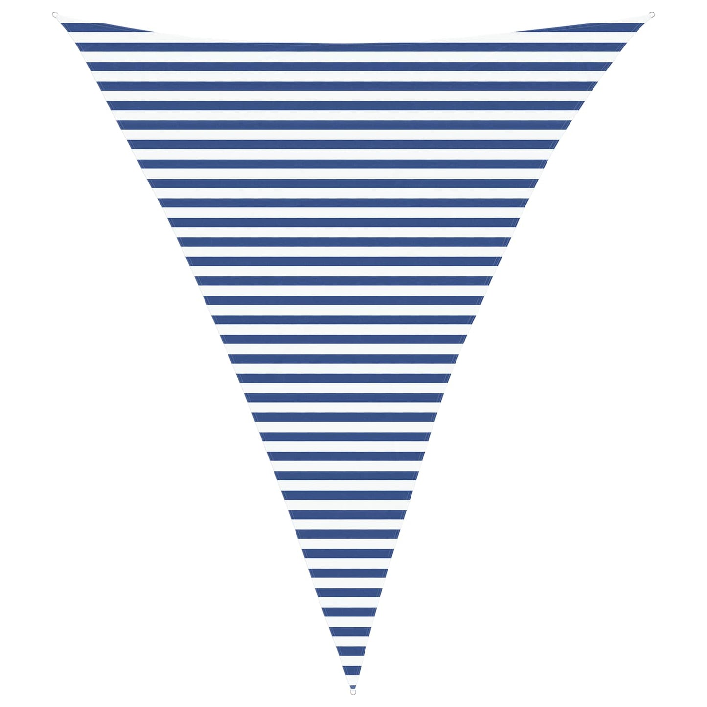 Sun Shade Sail Blue and White 4 x 5 x 5 m 100% Polyester Oxford