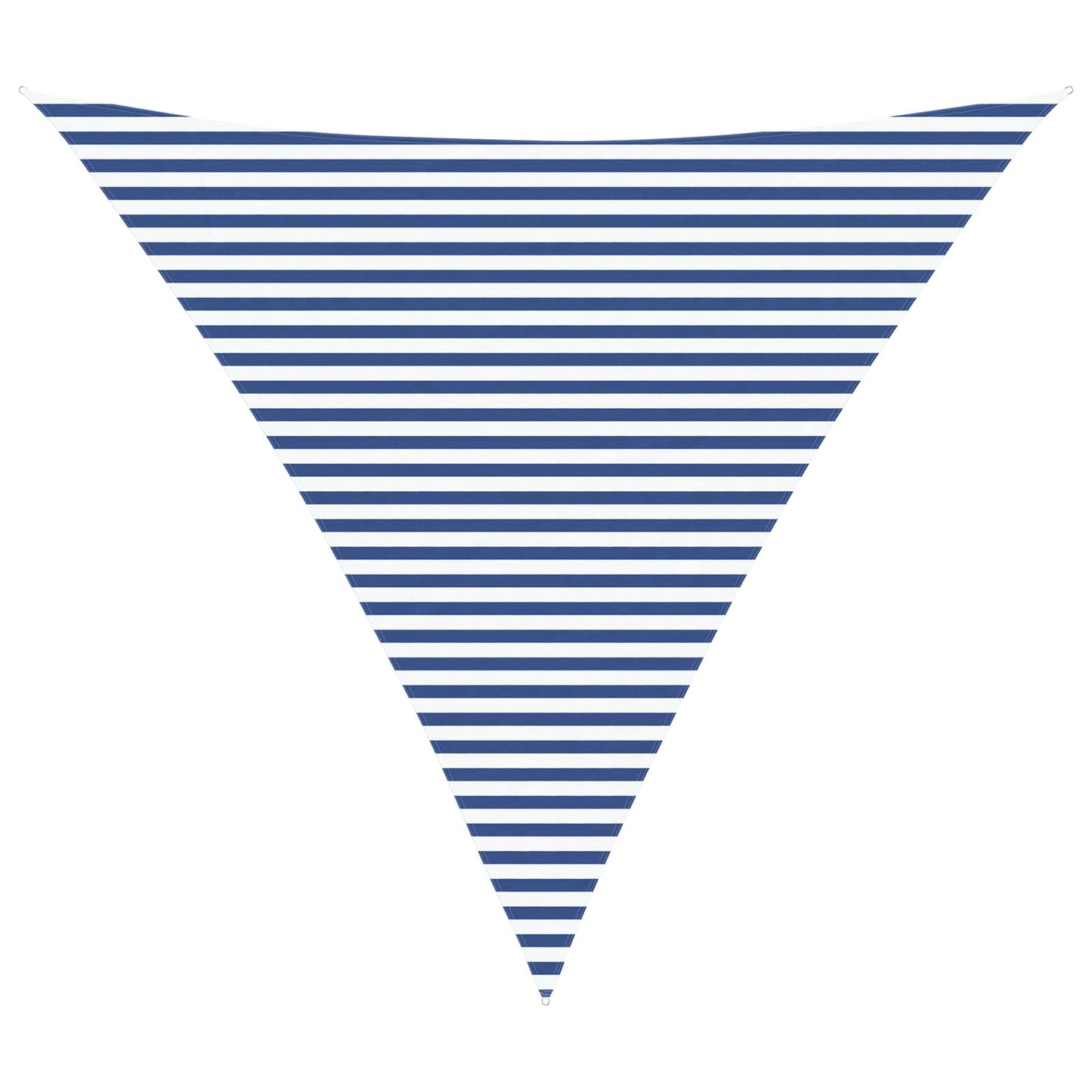 Sun Shade Sail Blue and White 5 x 5 x 5 m 100% Polyester Oxford