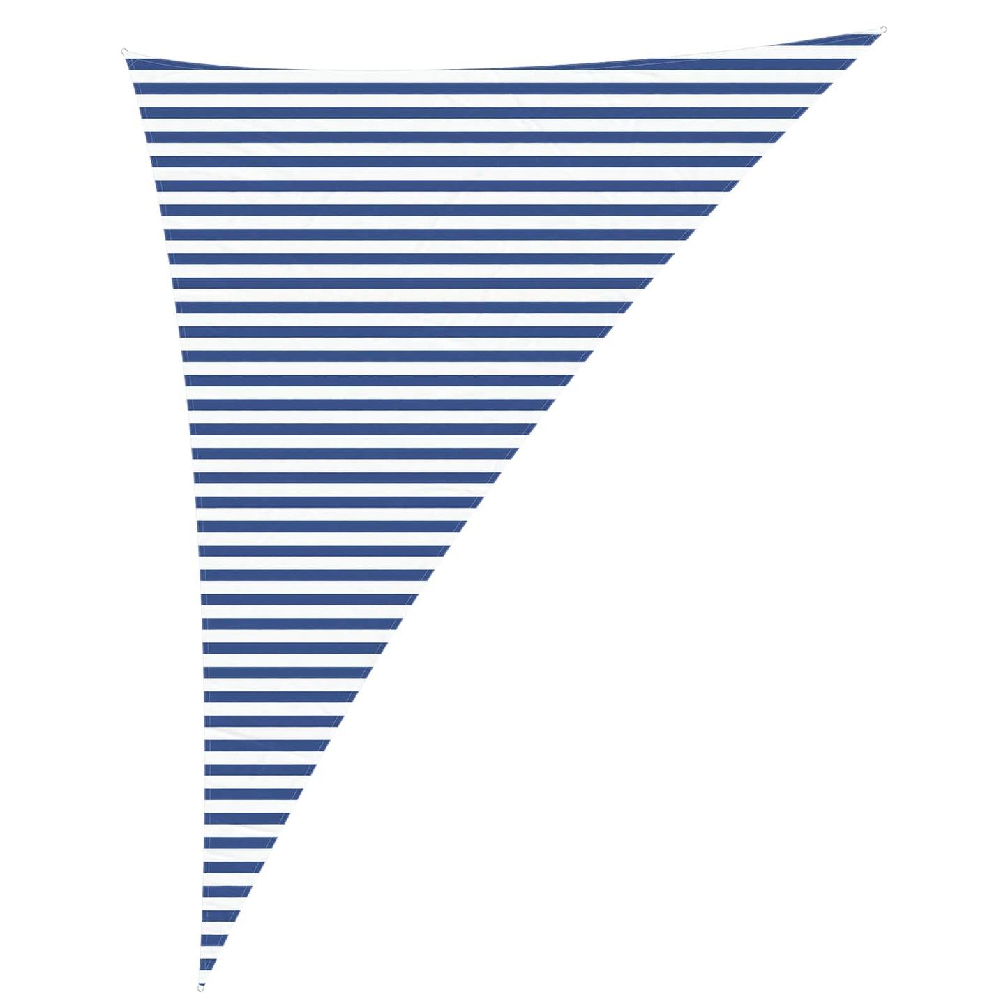 Sun Shade Sail Blue and White 4 x 5 x 6.4 m