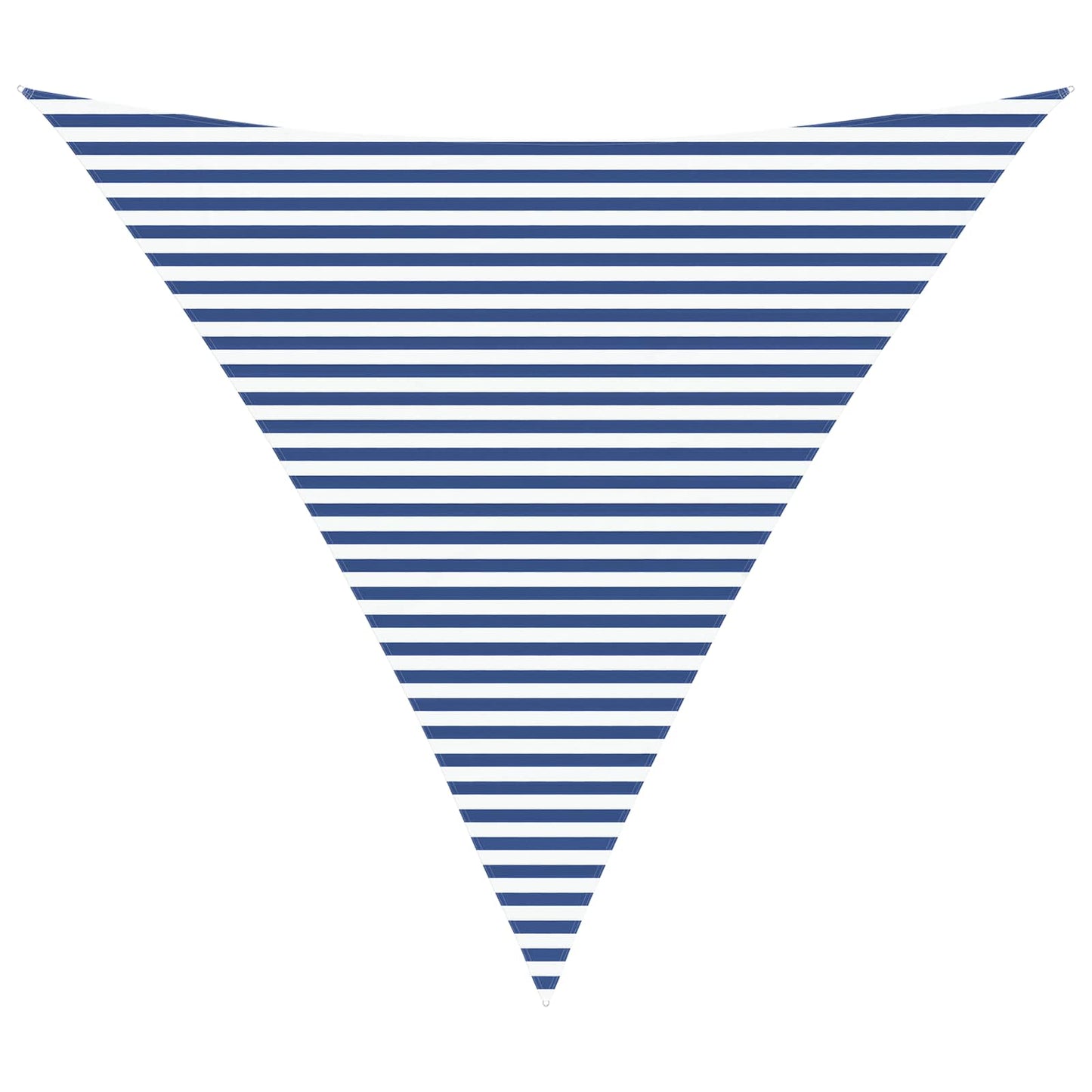 Sun Shade Sail Blue and White 6 x 6 x 6 m 100% Polyester Oxford