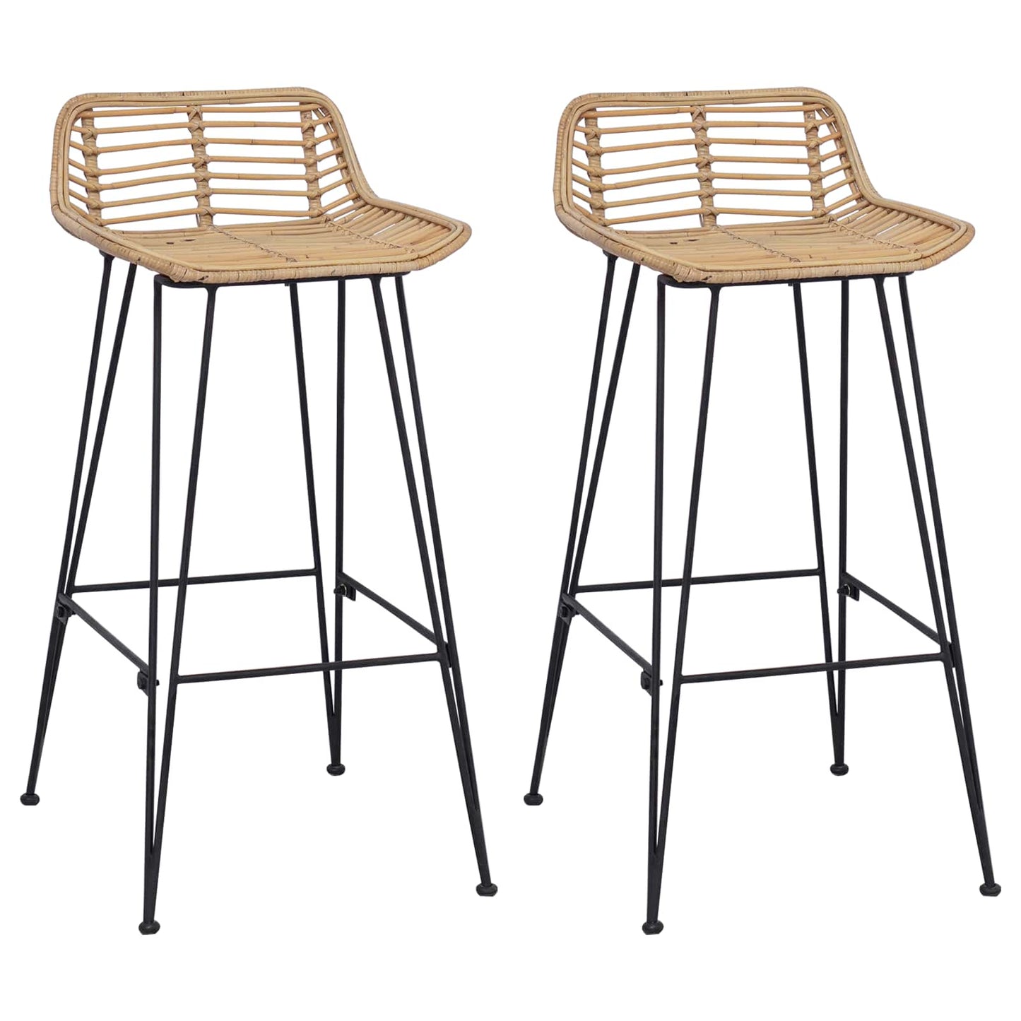 Bar Chair 44 x 46 x 91 cm Rod Iron Dia, 10mm