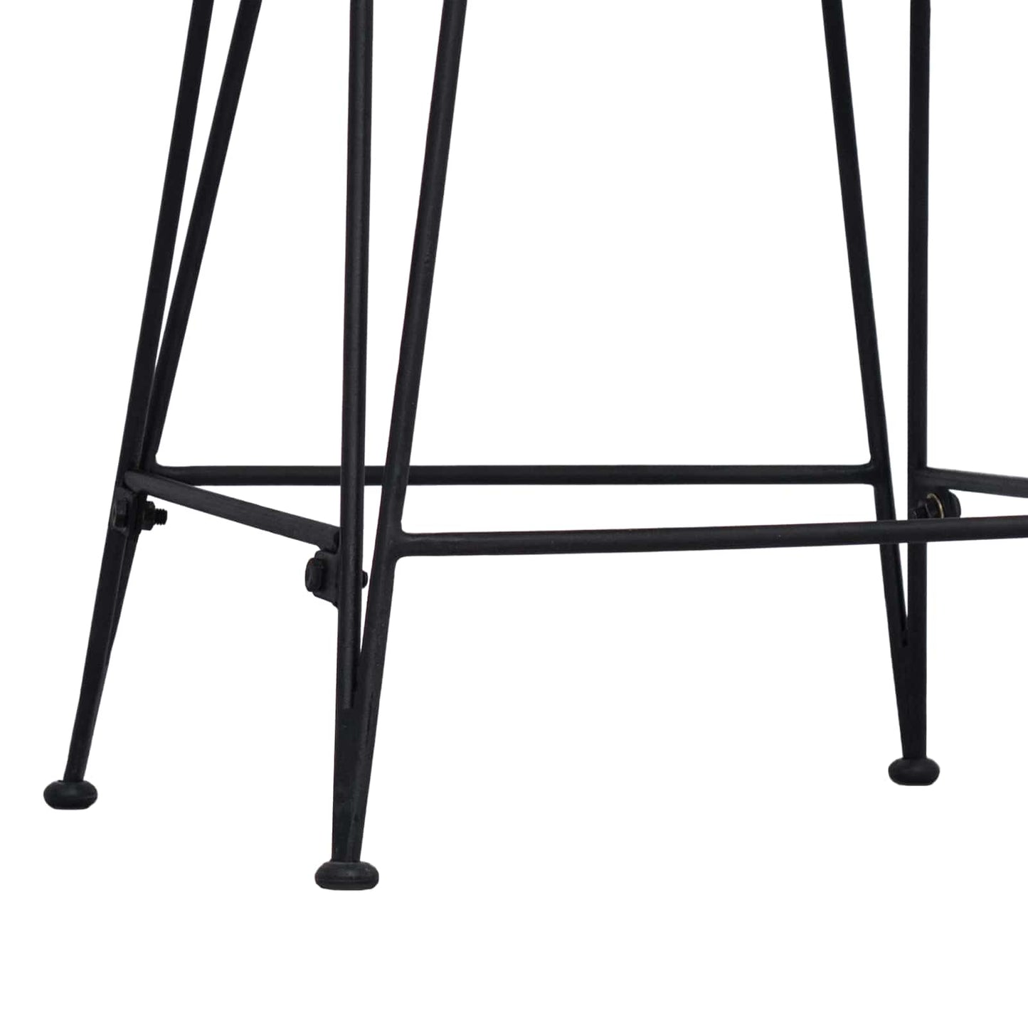 Bar Stool 2 pcs Natural 44 x 54 x 96 cm Rattan and Steel