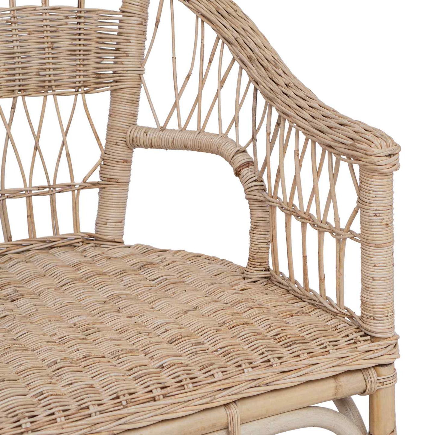Stacking Chair Natural 60 x 60 x 81 cm Rattan