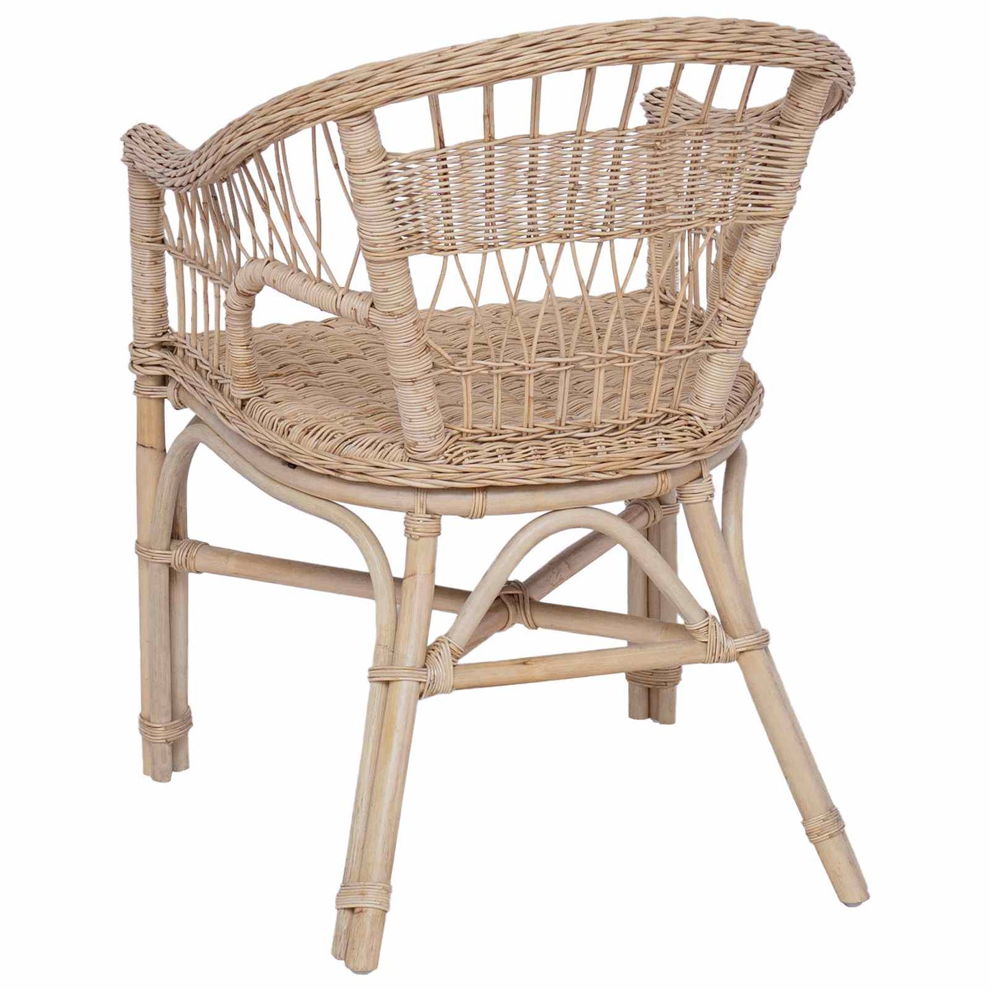 Stacking Chair Natural 60 x 60 x 81 cm Rattan