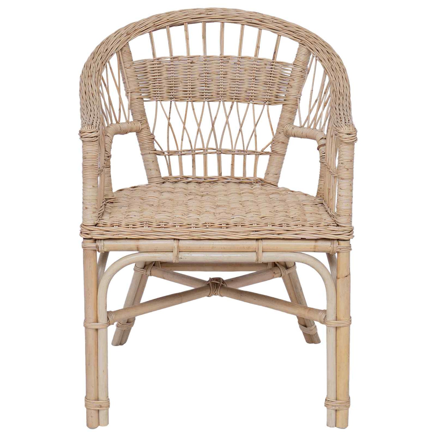 Stacking Chair Natural 60 x 60 x 81 cm Rattan