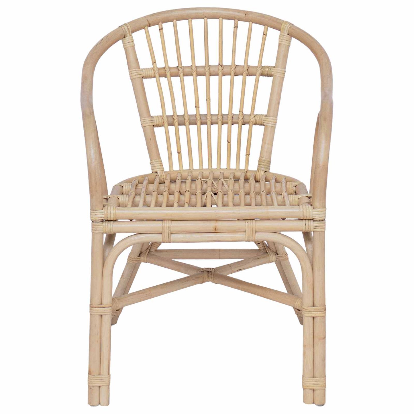 Stacking Chair Natural 58 x 60 x 81 cm Rattan