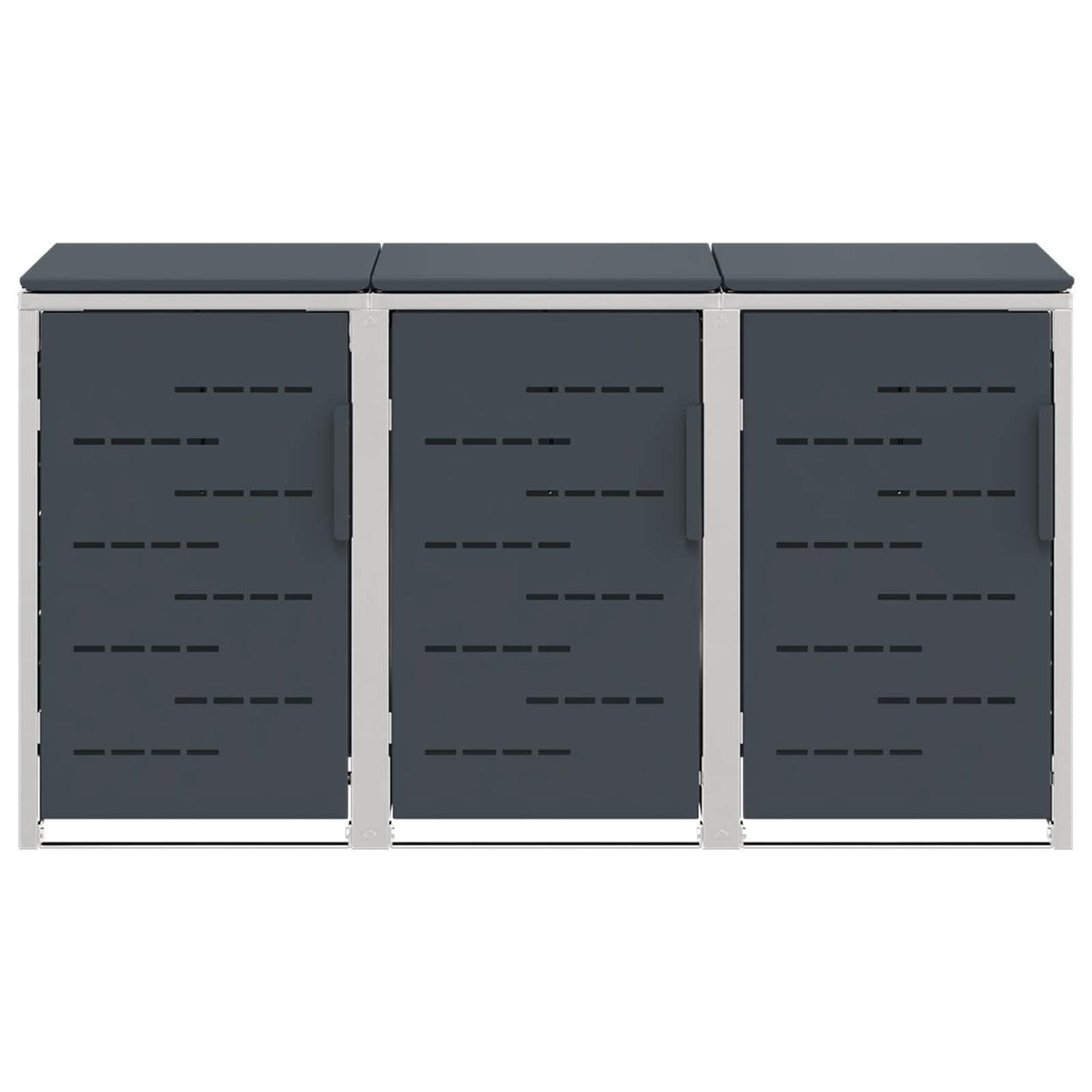 Wheelie Bin Storage Anthracite 207 x 77.5 x 112.5 cm