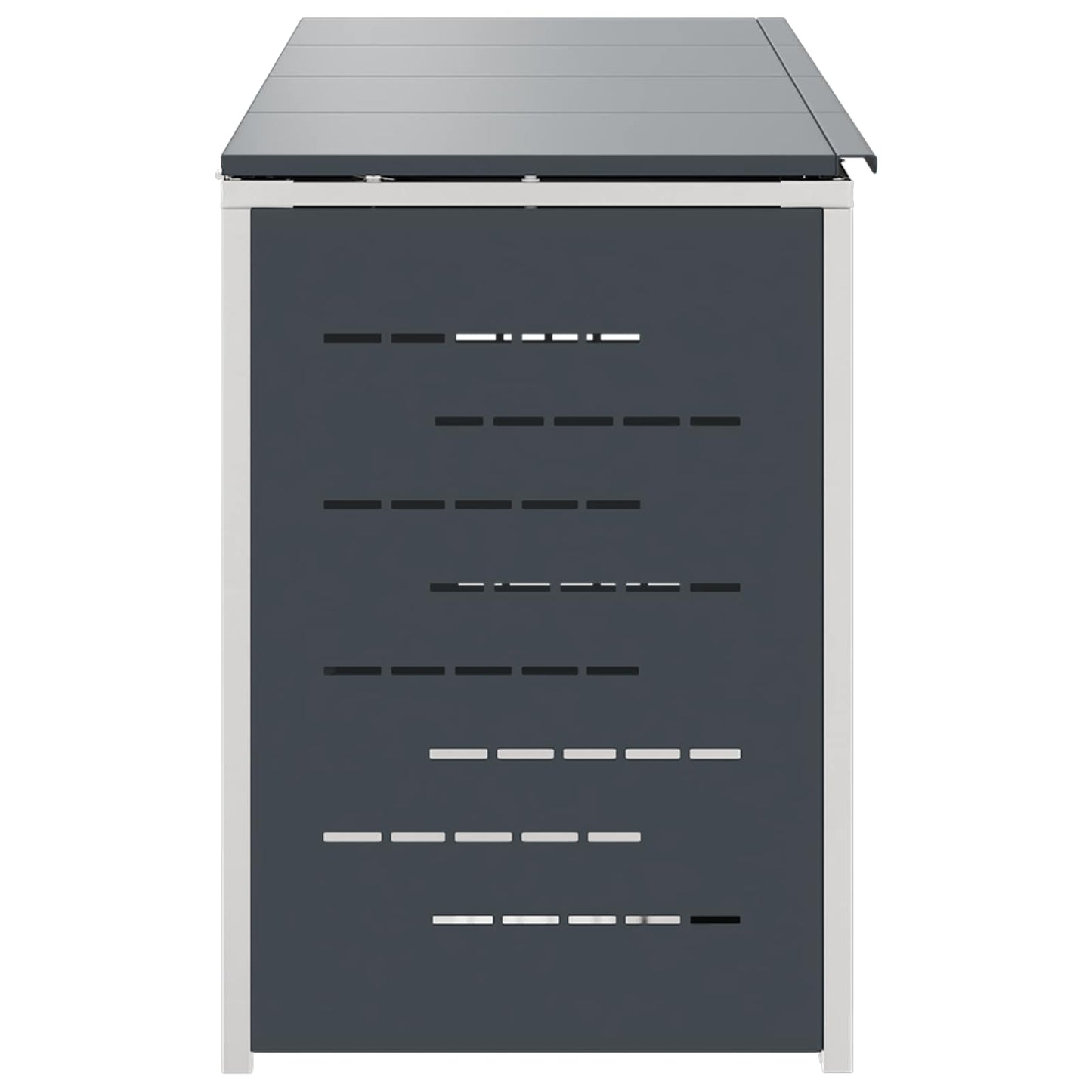 Wheelie Bin Storage Anthracite 276 x 77.5 x 112.5 cm