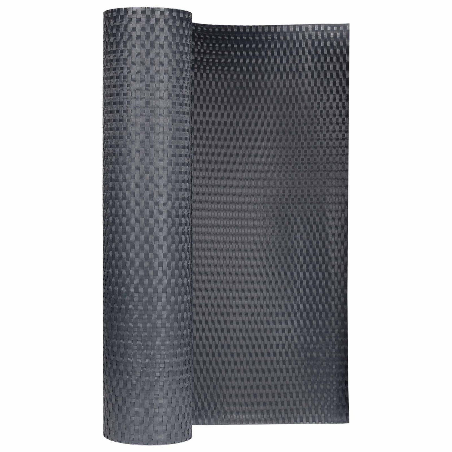 Balcony Screen Dark Grey 1000 x 80 cm Poly Rattan