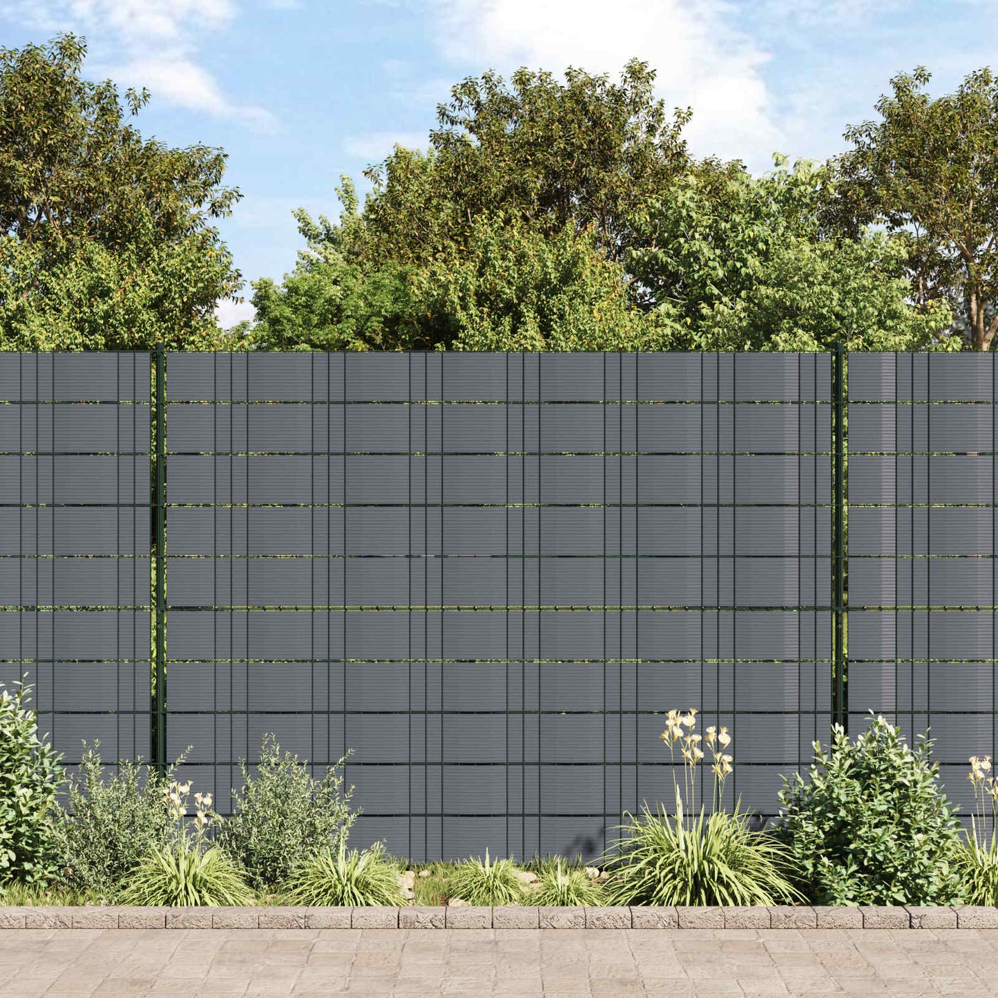 Fence Privacy Tape Dark Grey