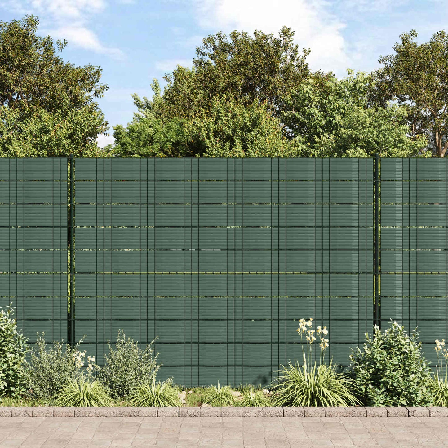Fence Privacy Tape Green