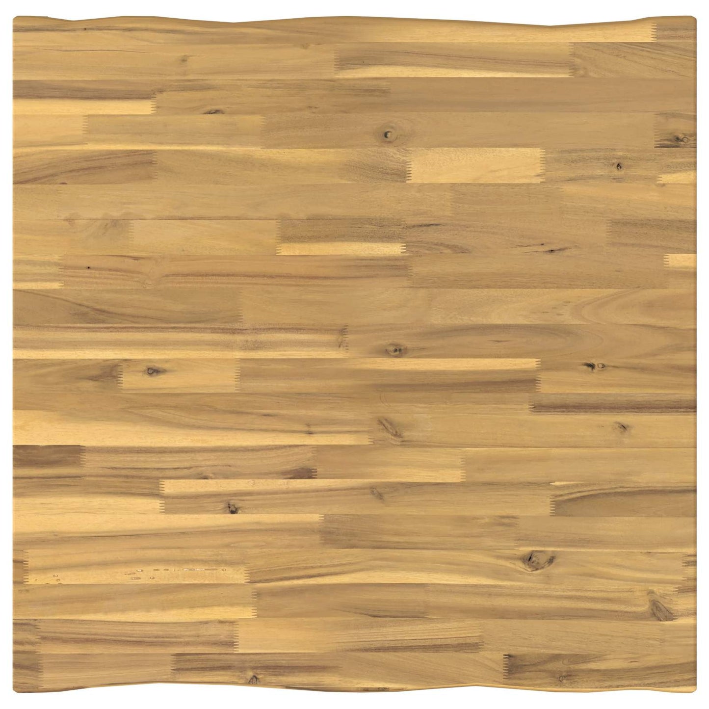 60 x 55 x 75 cm Solid Acacia Wood White Rectangular