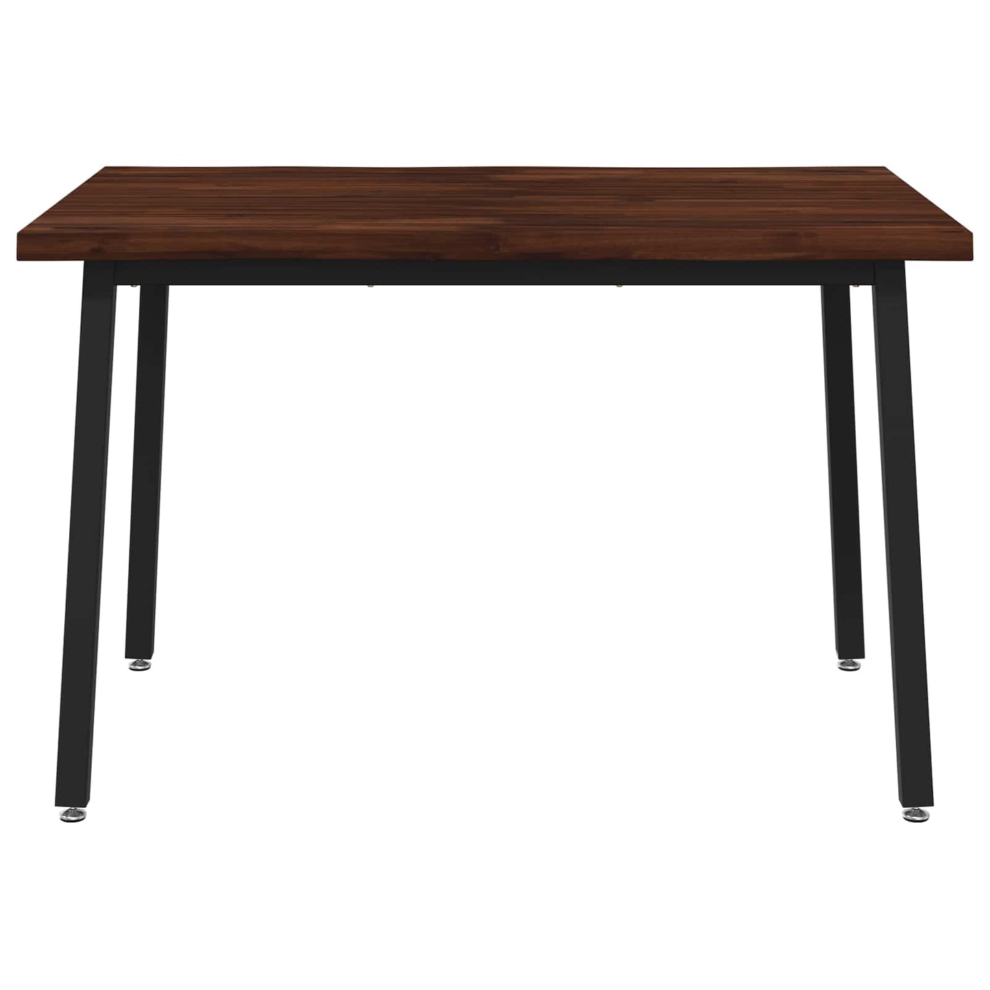 90 x 55 x 75 cm Solid Acacia Wood Dark Brown and Black