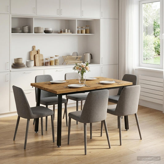 90 x 55 x 75 cm Solid Acacia Wood White and Black Rectangular