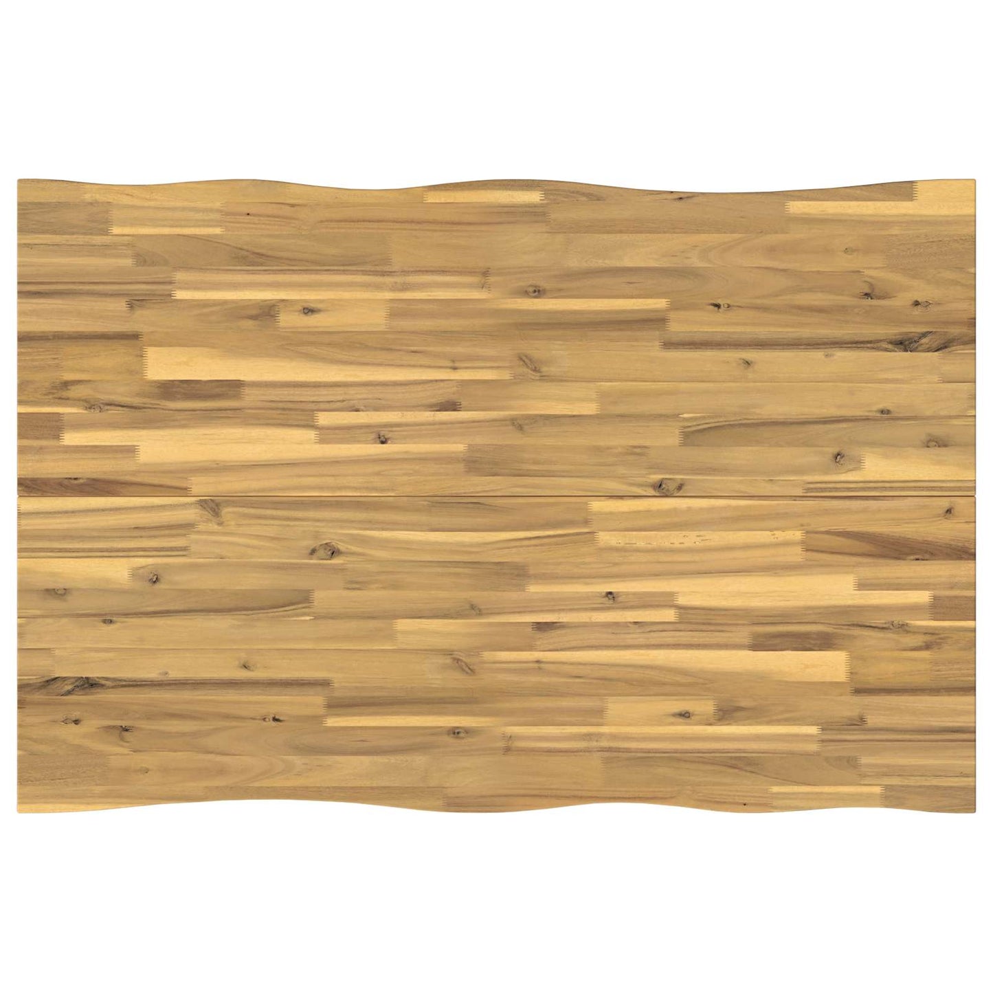 90 x 55 x 75 cm Solid Acacia Wood White Rectangular