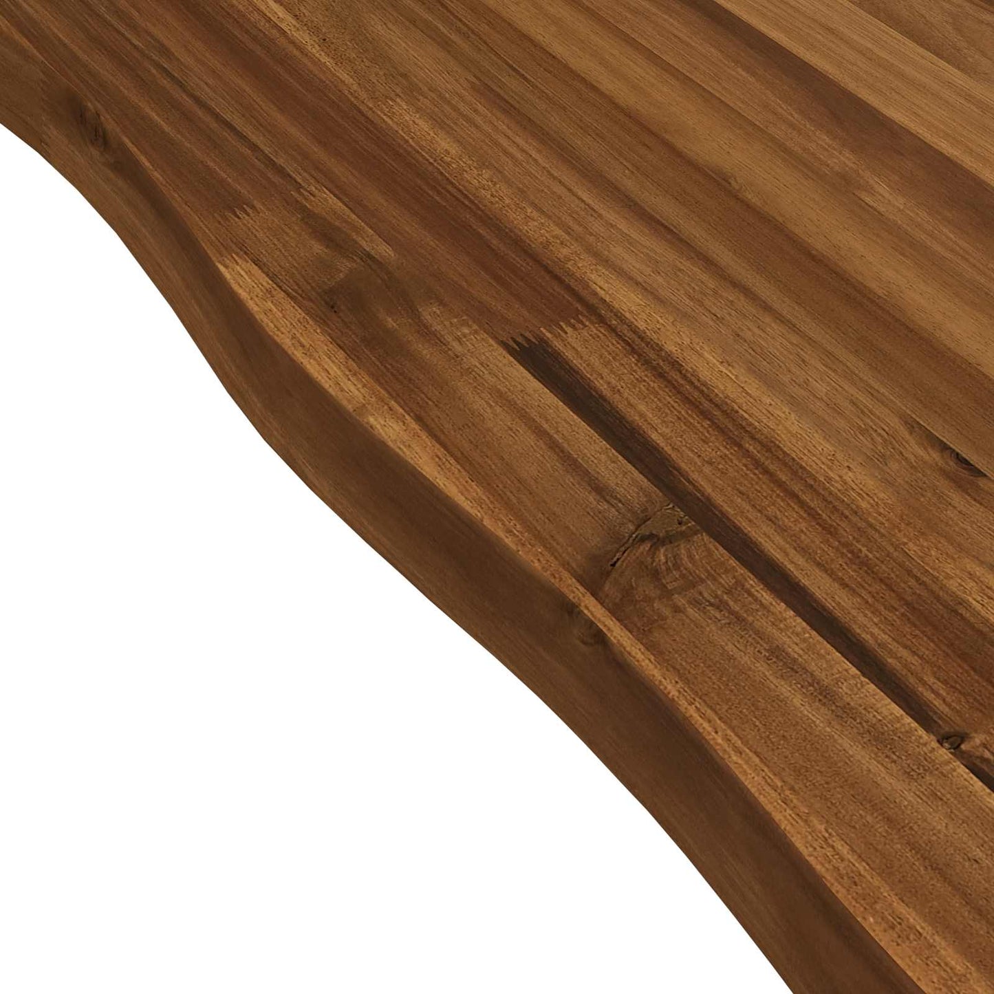 120 x 70 x 75 cm Solid Acacia Wood Natural and Coffee