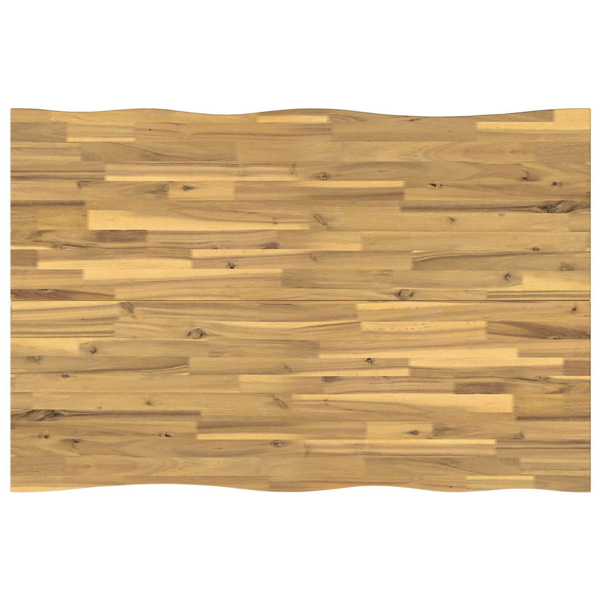 120 x 80 x 75 cm Solid Acacia Wood White Rectangular