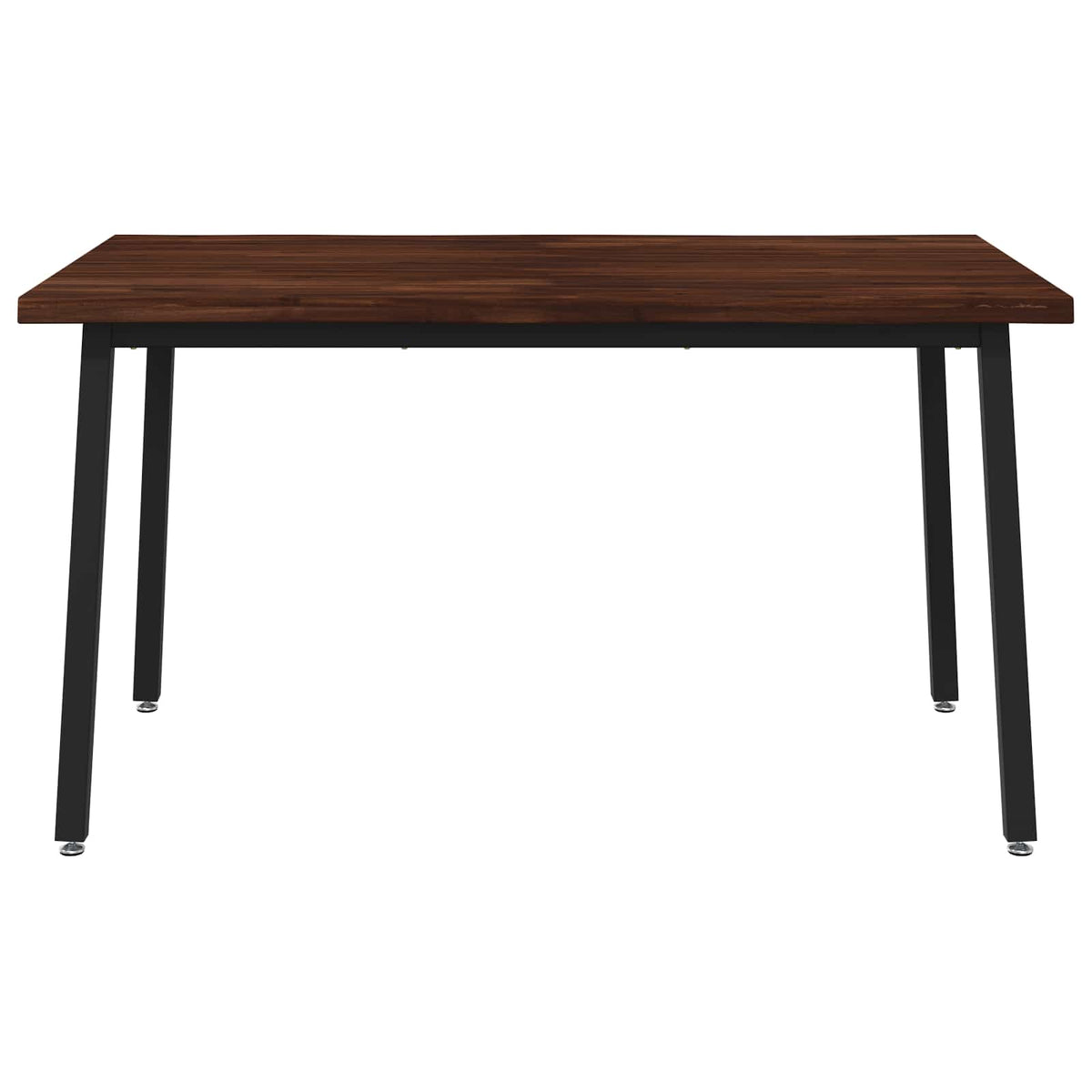 120 x 90 x 75 cm Solid Acacia Wood Dark Brown and Black
