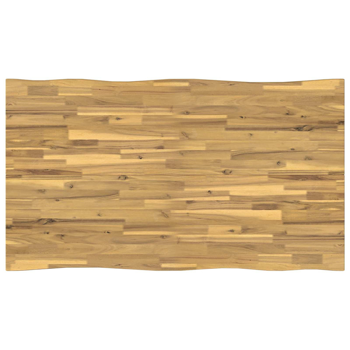 120 x 90 x 75 cm Solid Acacia Wood White and Black Rectangular