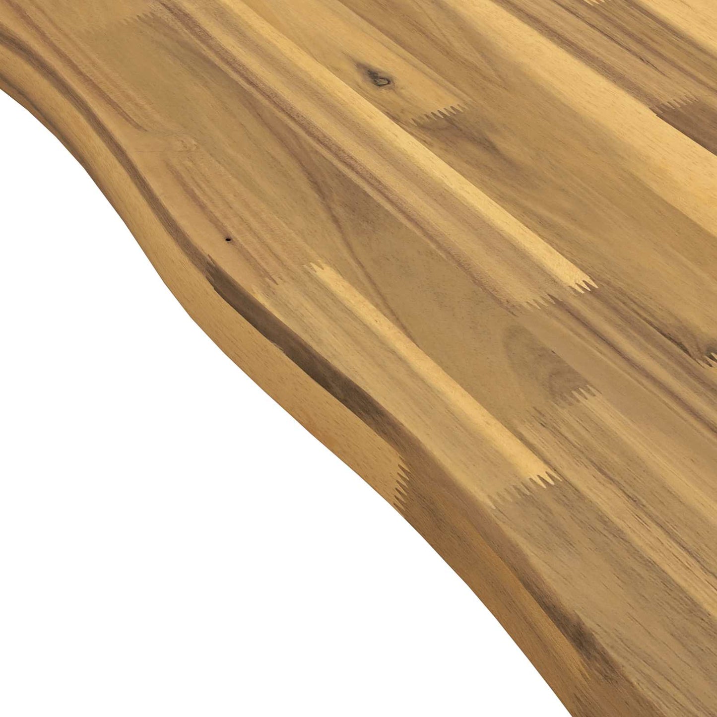 120 x 90 x 75 cm Solid Acacia Wood White Rectangular