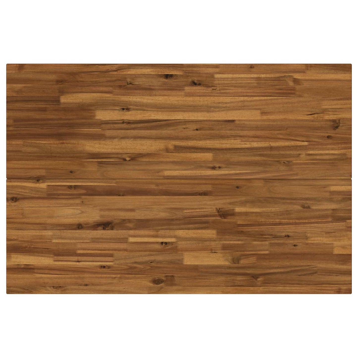 120 x 70 x 75 cm Solid Acacia Wood Natural and Black
