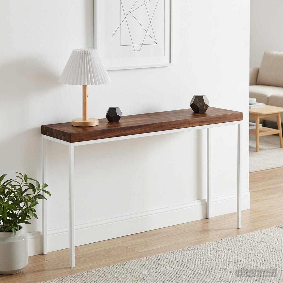 Rectangular Table Top 80 x 30 x 3.5 cm Rectangular Dark Brown