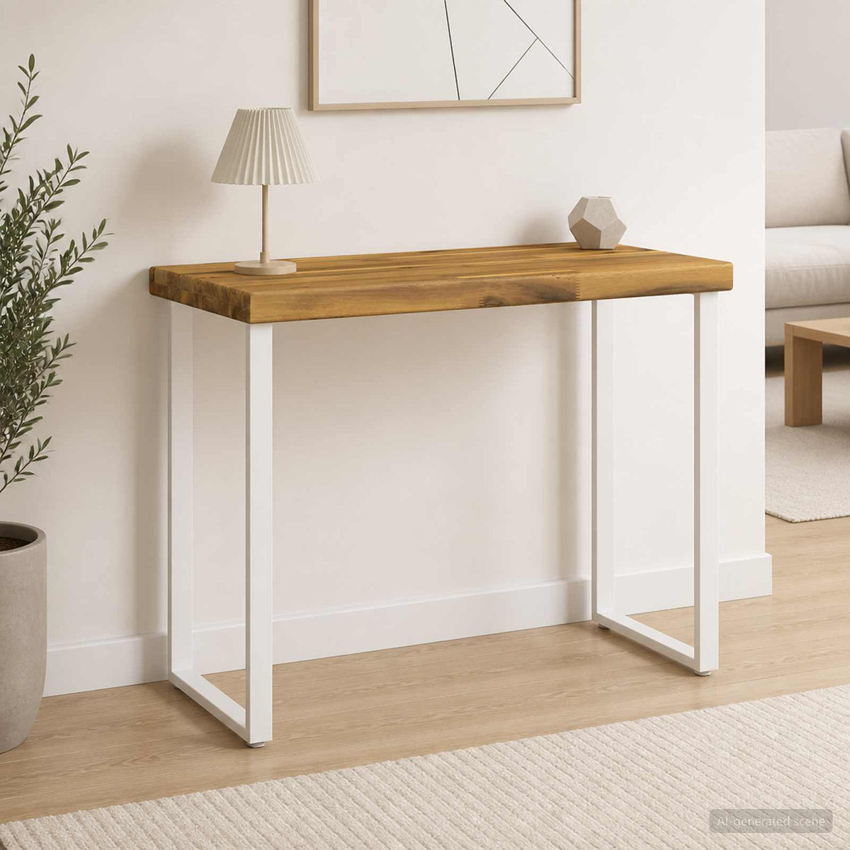 Rectangular Table Top 70 x 30 x 3.5 cm Rectangular White