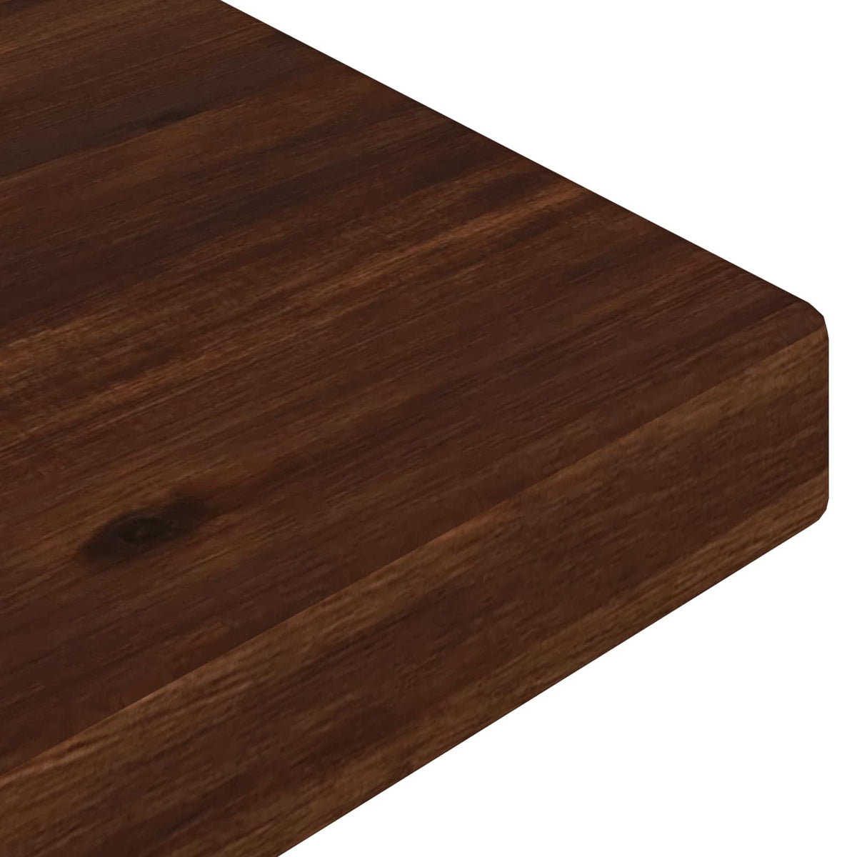 Rectangular Table Top 80 x 20 x 3.5 cm Rectangular Dark Brown