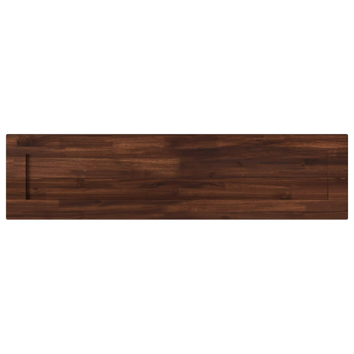 Rectangular Table Top 110 x 20 x 3.5 cm Rectangular Dark Brown