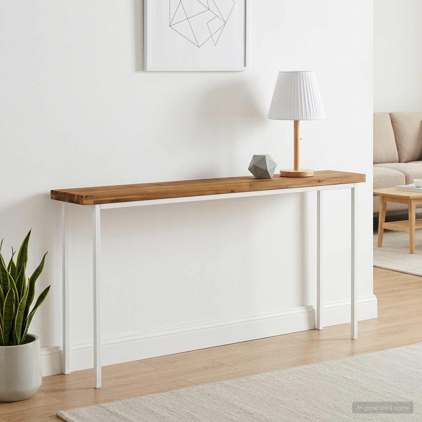 Rectangular Table Top 140 x 20 x 3.5 cm Rectangular Natural