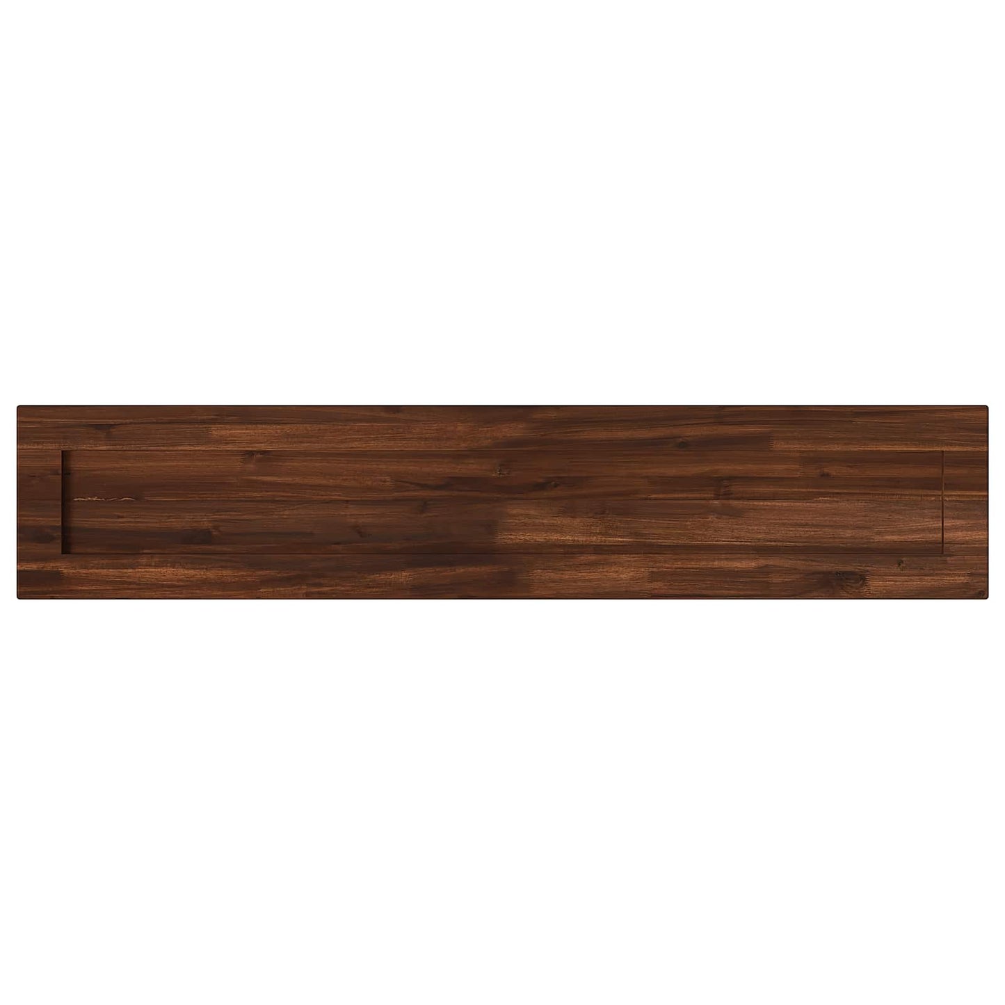 Rectangular Table Top 160 x 20 x 3.5 cm Rectangular Dark Brown