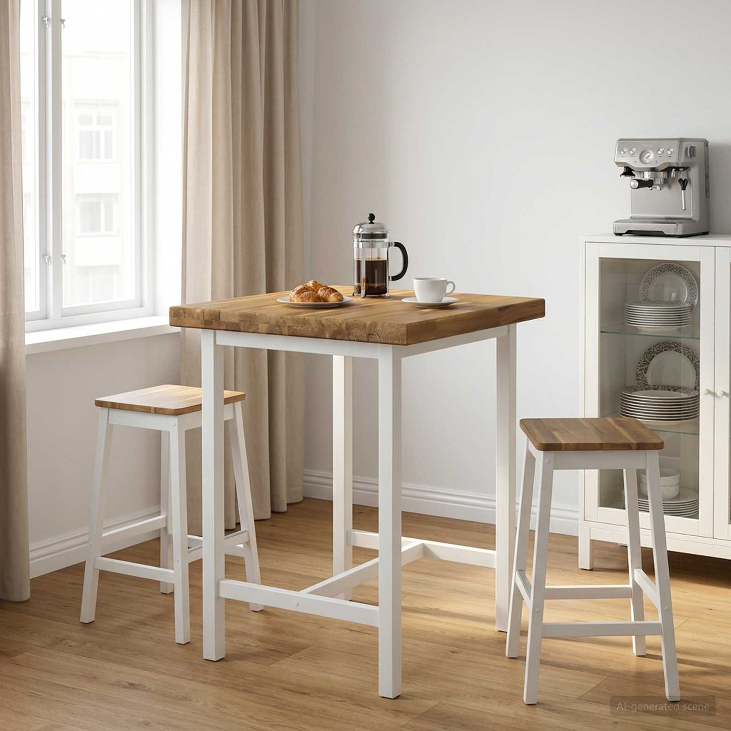 Rectangular Table Top 50 x 40 x 3.5 cm Rectangular White