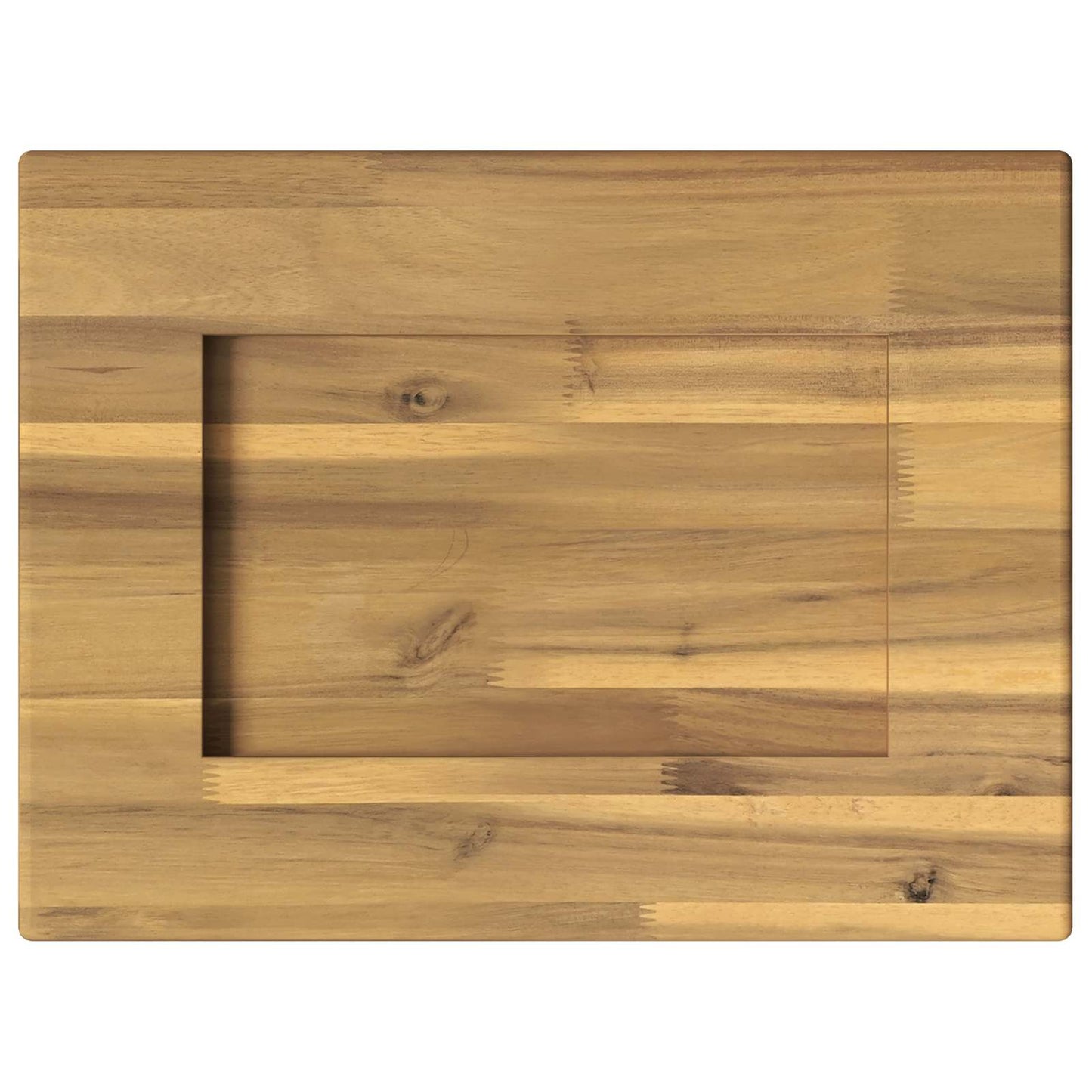 Rectangular Table Top 50 x 30 x 3.5 cm Rectangular White