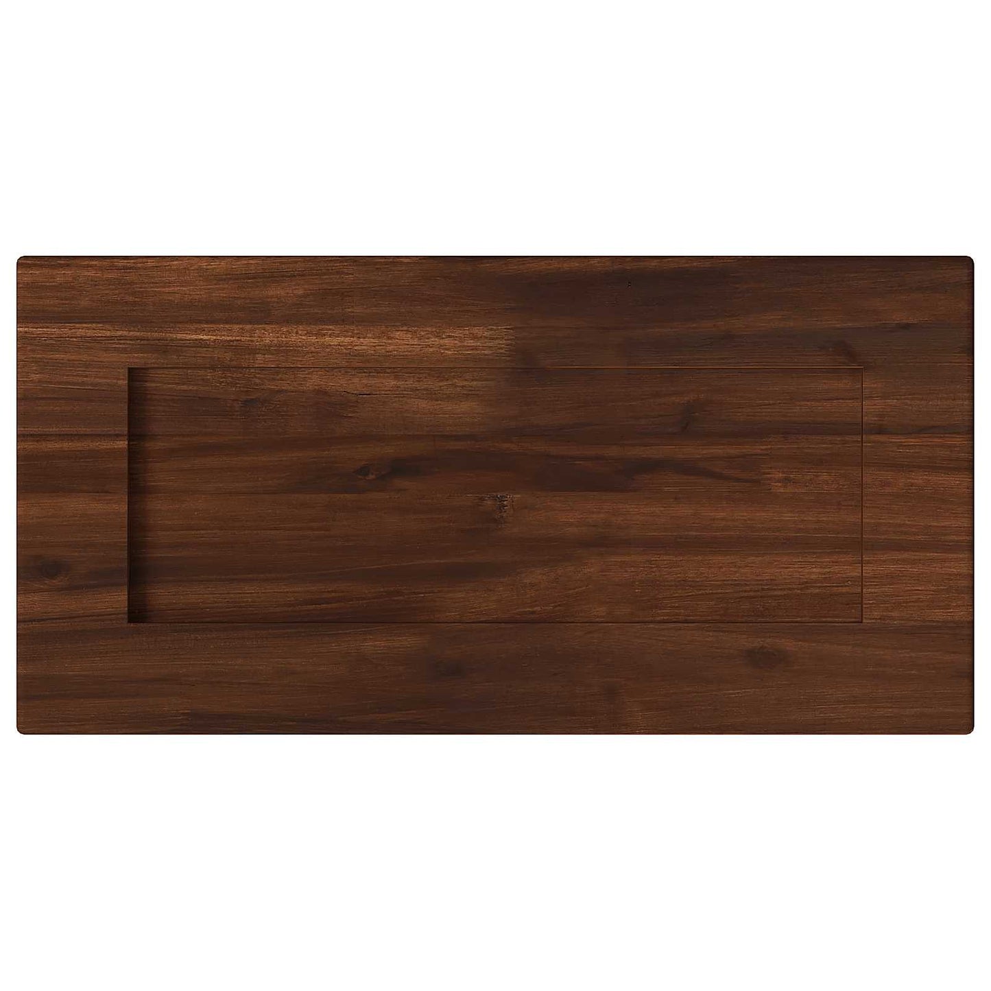 Rectangular Table Top 80 x 30 x 3.5 cm Rectangular Dark Brown