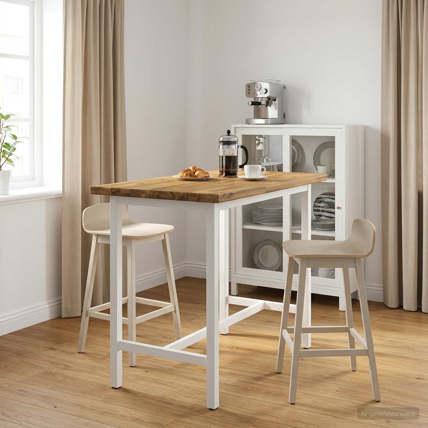 Rectangular Table Top 110 x 50 x 3.5 cm Rectangular White