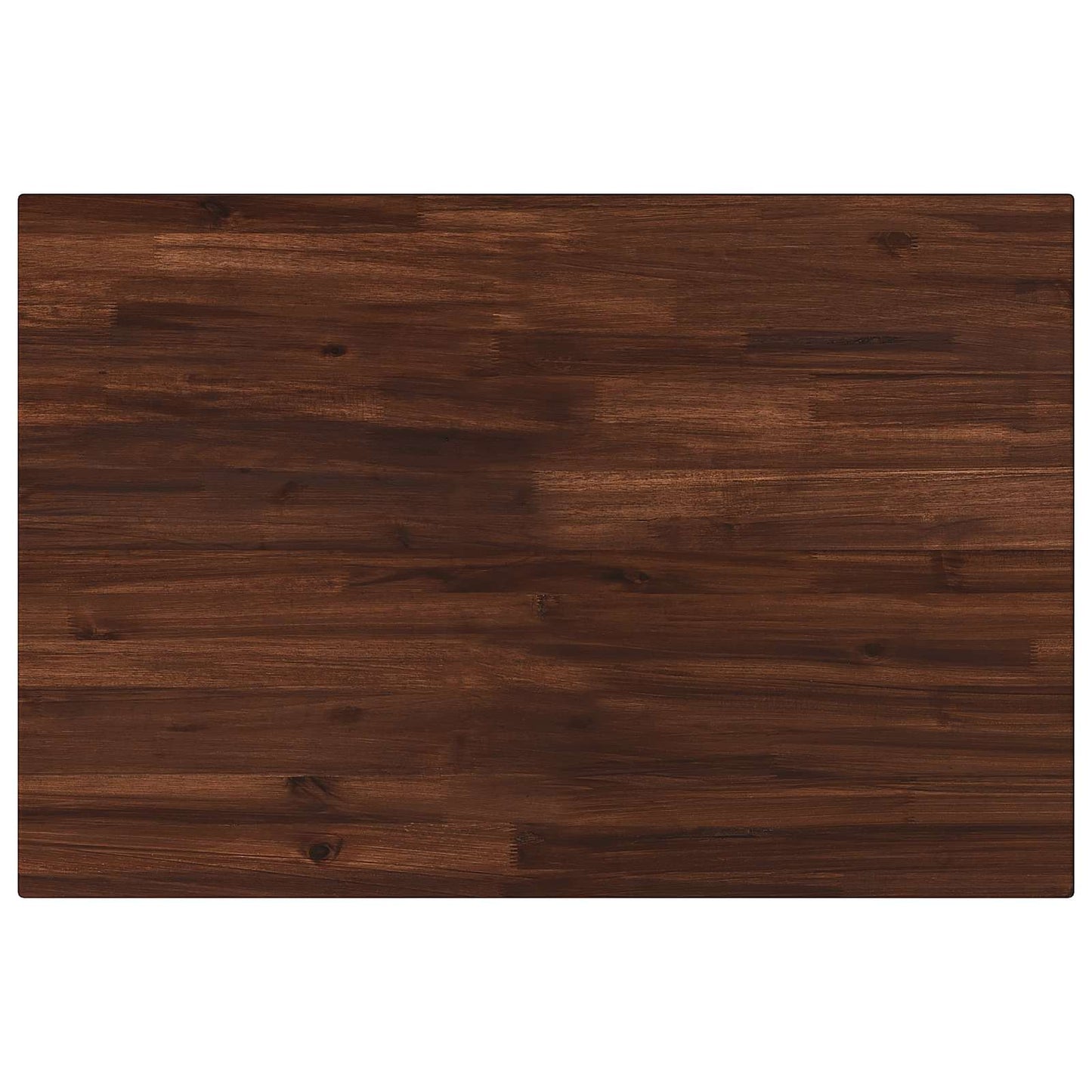 Rectangular Table Top 90 x 60 x 3.5 cm Rectangular Dark Brown