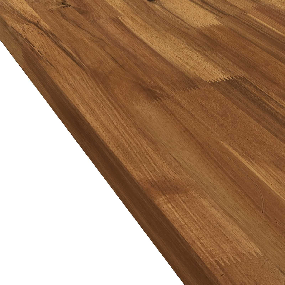 Rectangular Table Top 70 x 70 x 3.2 cm Square Solid Acacia Wood