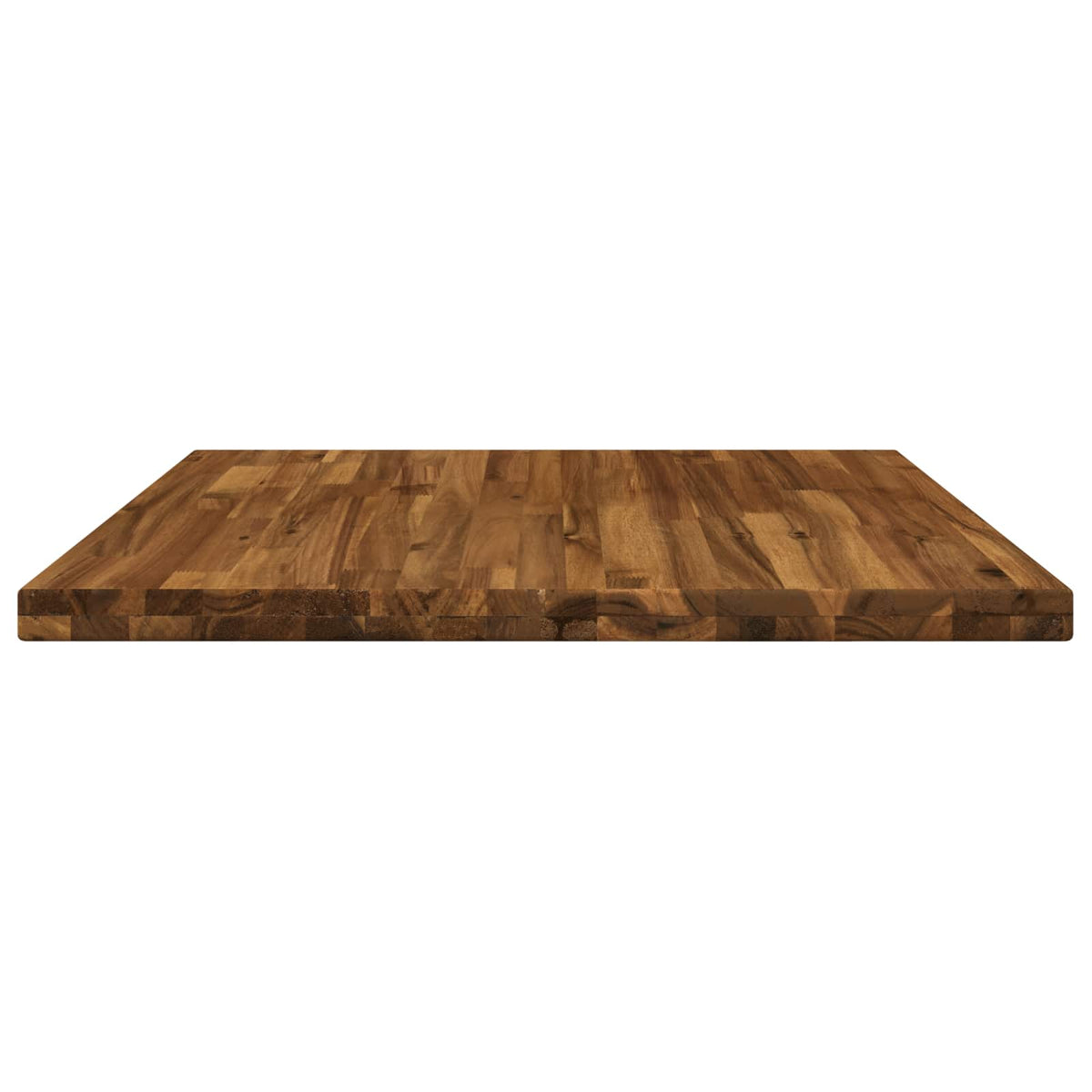 Rectangular Table Top 70 x 70 x 3.2 cm Square Solid Acacia Wood