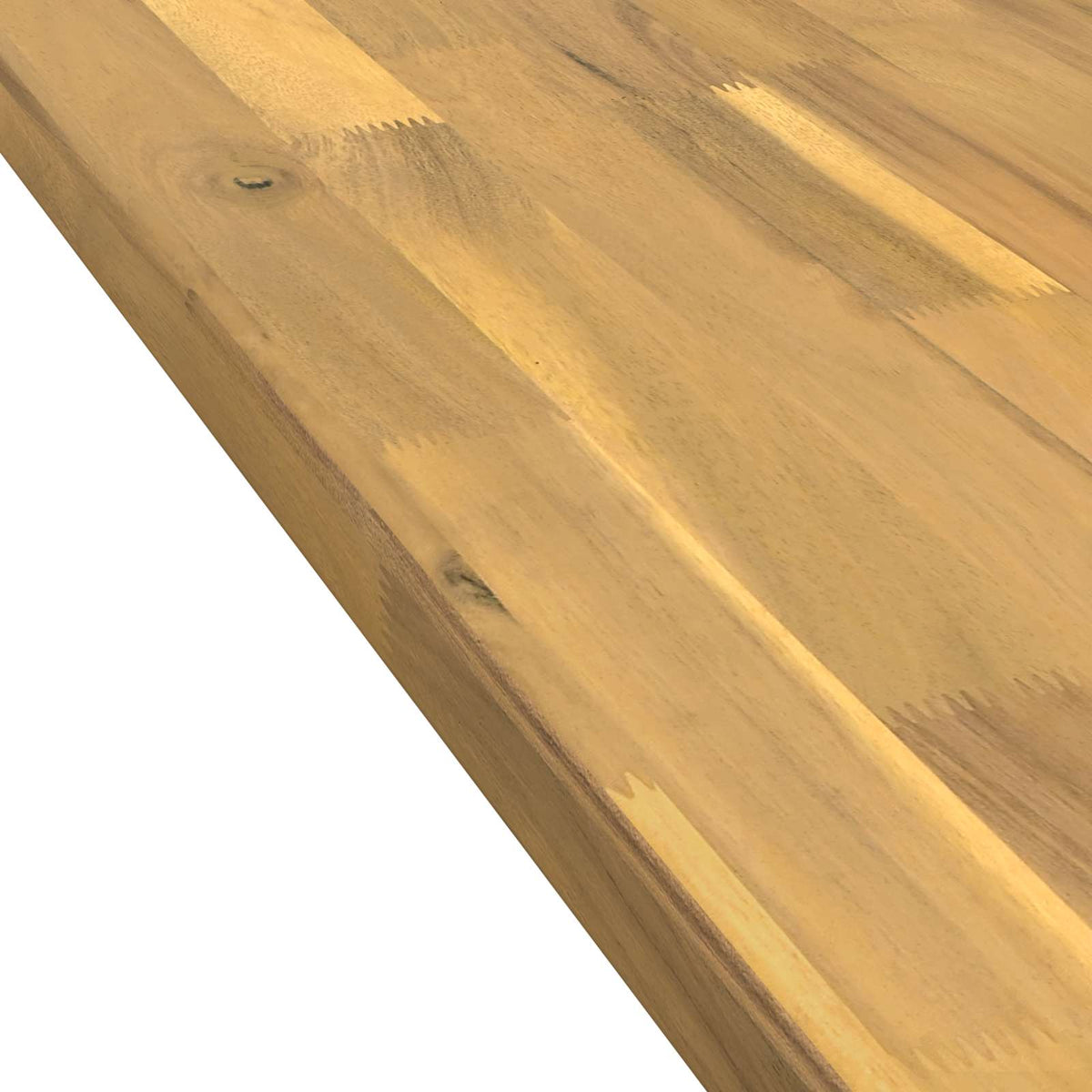 Rectangular Table Top 70 x 70 x 3.5 cm Square Solid Acacia Wood