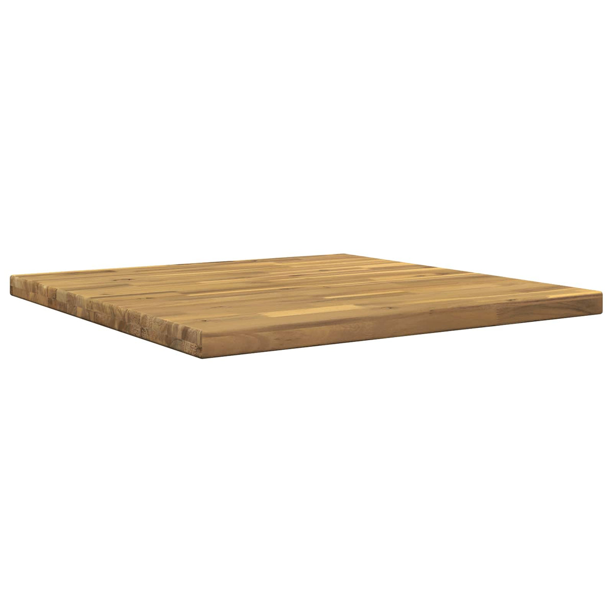 Rectangular Table Top 70 x 70 x 3.5 cm Square Solid Acacia Wood