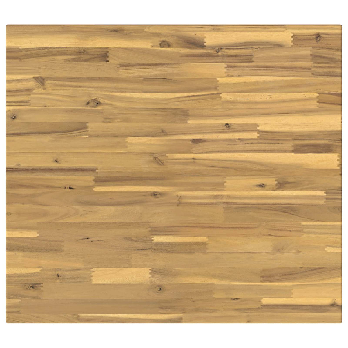 Rectangular Table Top 80 x 80 x 3.2 cm Square Solid Acacia Wood
