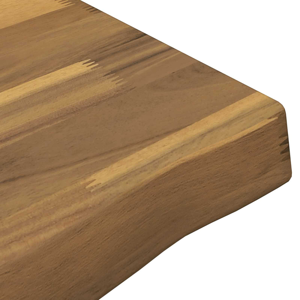 Live Edge Table Top 40 x 20 x 3.5 cm Rectangular White