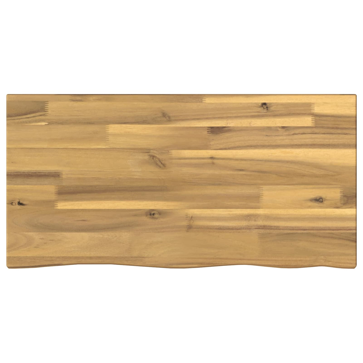 Live Edge Table Top 50 x 20 x 3.5 cm Rectangular White
