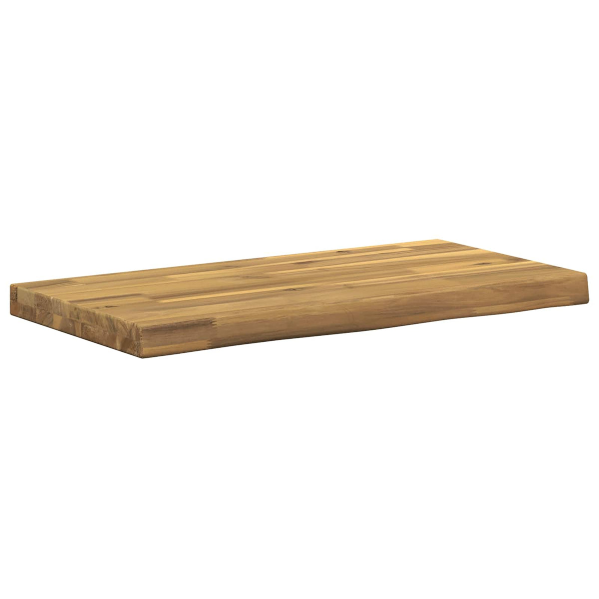 Live Edge Table Top 70 x 20 x 3.5 cm Rectangular White