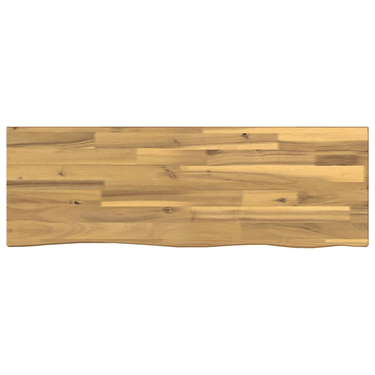 Live Edge Table Top 80 x 20 x 3.5 cm Rectangular White