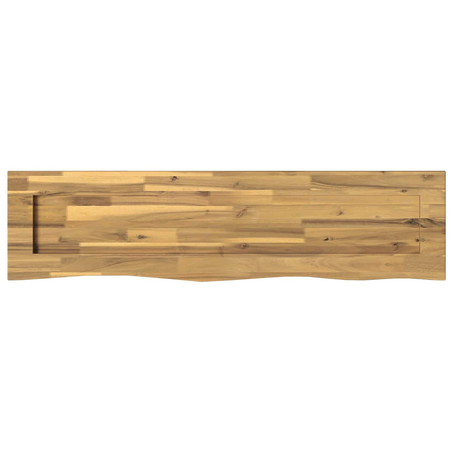 Live Edge Table Top 100 x 20 x 3.5 cm Rectangular White