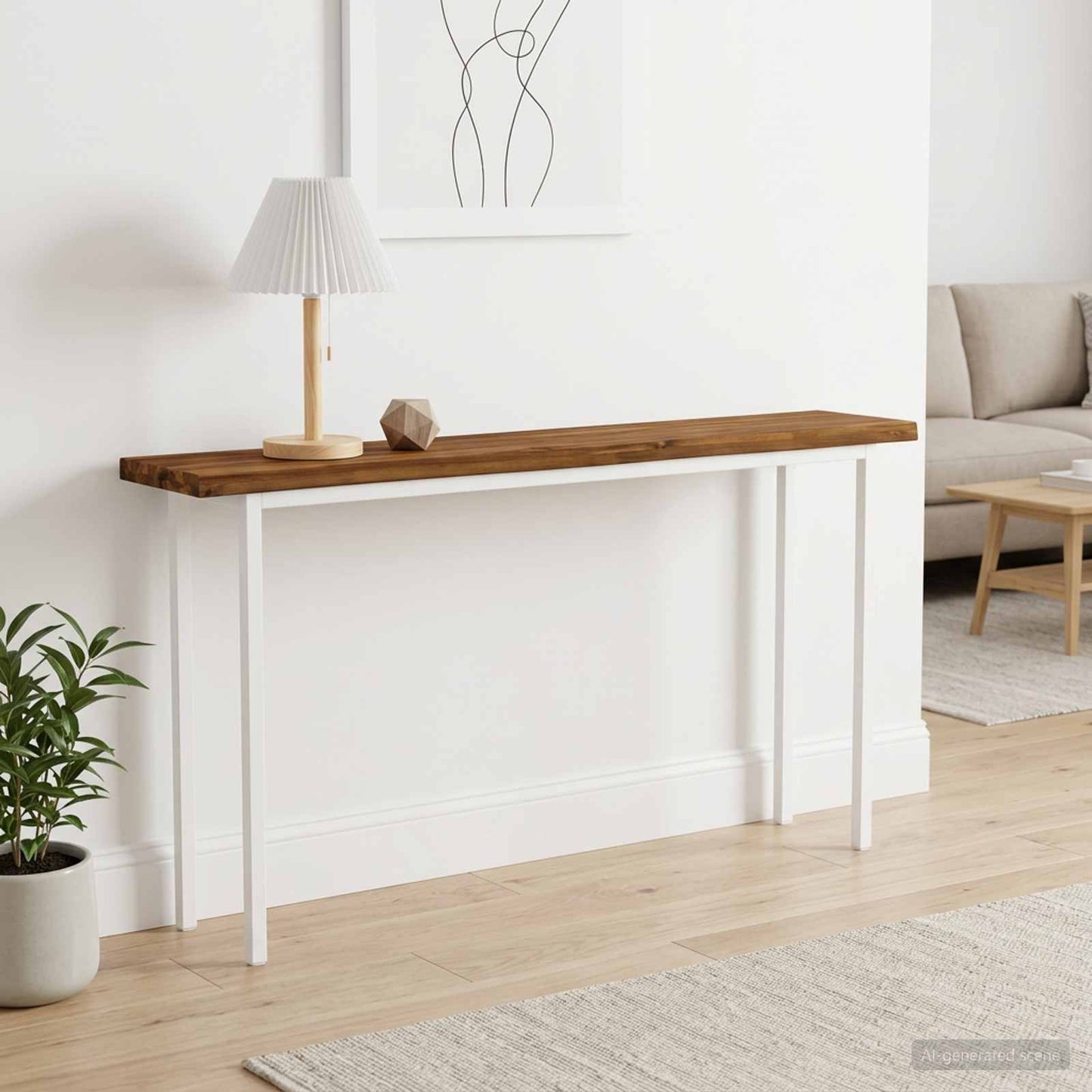 Live Edge Table Top 140 x 20 x 3.5 cm Rectangular Natural