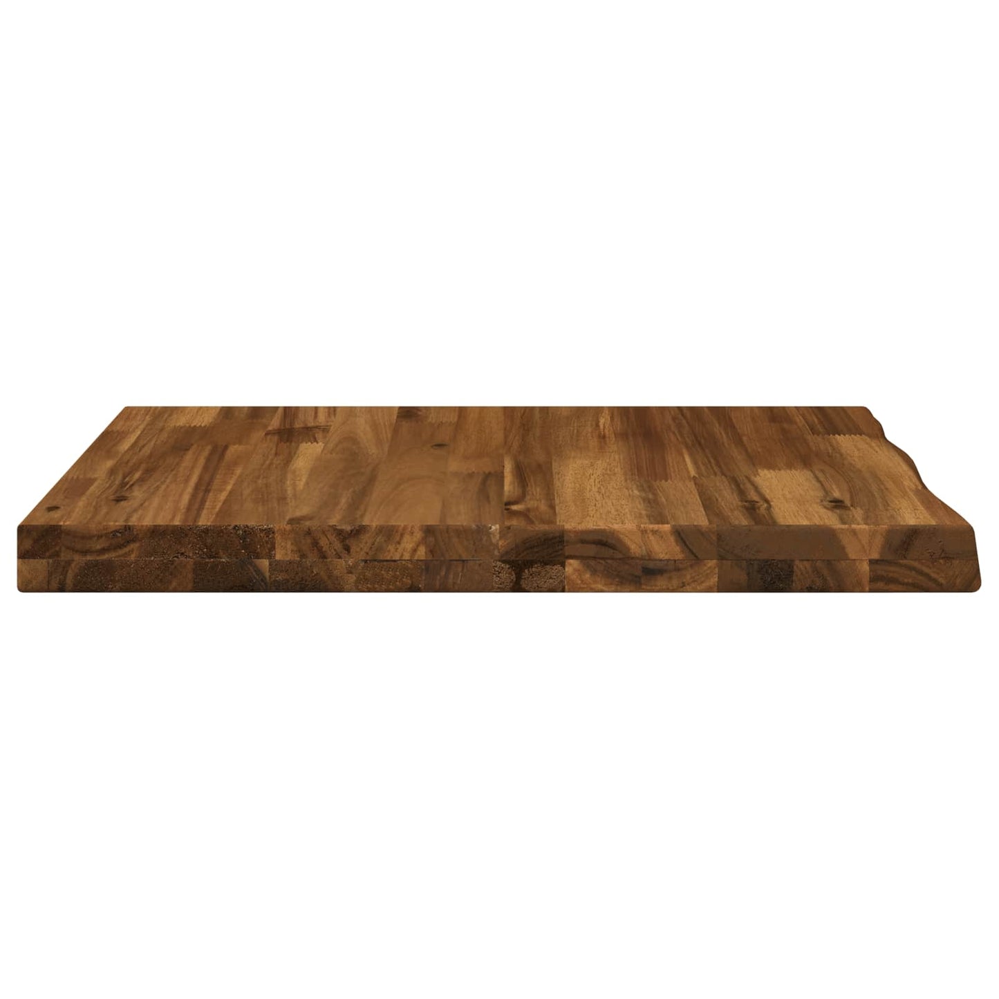 Live Edge Table Top 30 x 30 x 3.5 cm Square Solid Acacia Wood